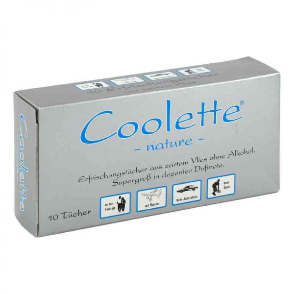 Coolette Nature Erfrischungstücher Vlies (10 stk)