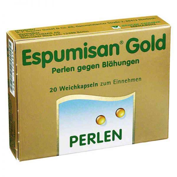 Espumisan Gold Perlen gegen Blähungen (20 stk)