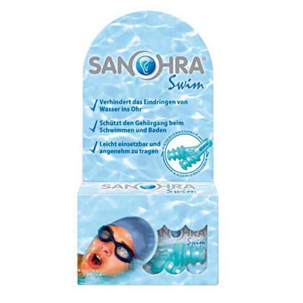 Sanohra swim für Erwachsene Ohrenschutz (2 stk)