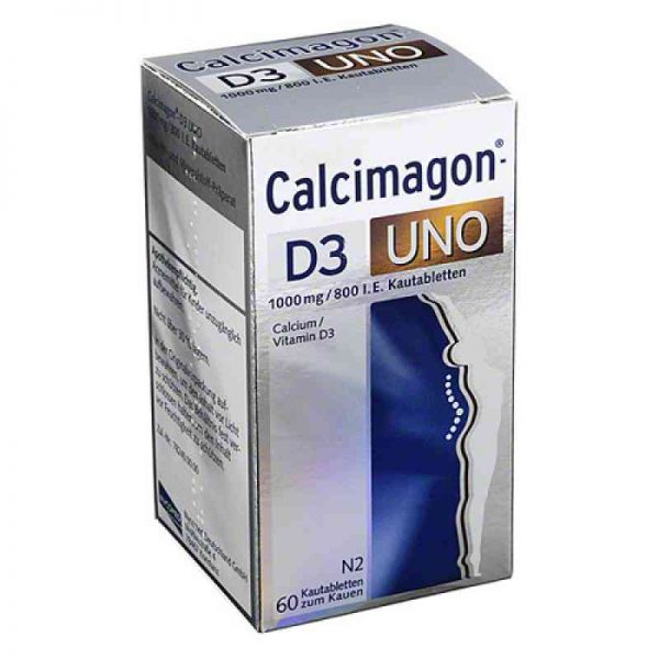 Calcimagon-D3 UNO 1000mg/800 I.E. (60 stk)