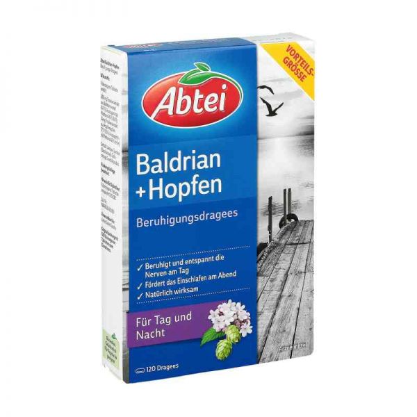 Abtei Baldrian-Hopfen Beruhigungs-Dragees (120 stk)