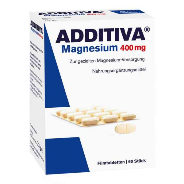Additiva Magnesium 400 mg Filmtabletten (60 stk)