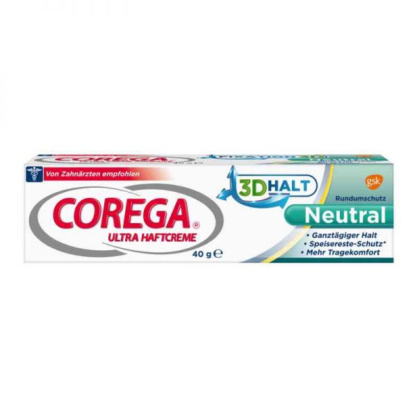 Corega ultra Haftcreme geschmacksfrei (40 g)