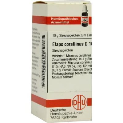 Elaps Corallinus D 10 Globuli (10 g)