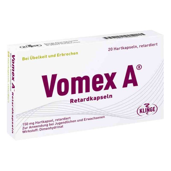 Vomex A Retardkapseln 150mg (20 stk)