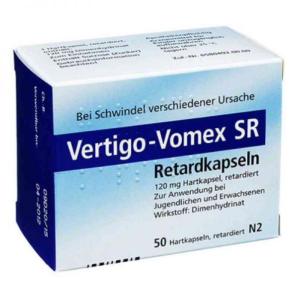 Vertigo-Vomex SR (50 stk)