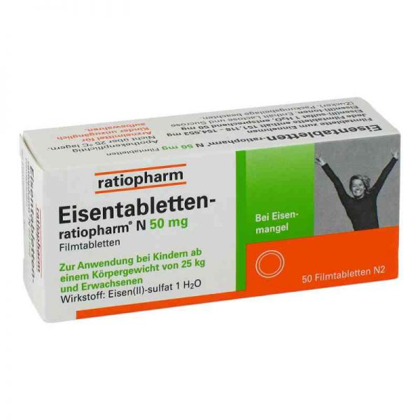 Eisentabletten-ratiopharm N 50mg (50 stk)