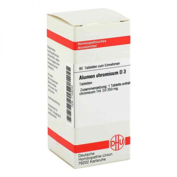 Alumen Chromic. D 3 Tabletten (80 stk)