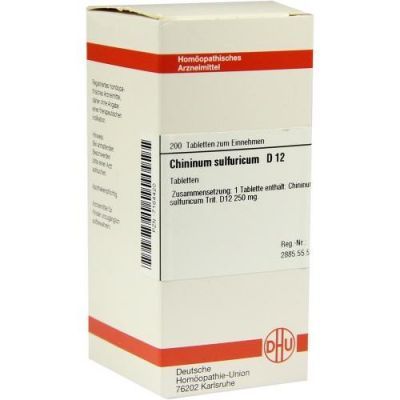 Chininum Sulfuricum D 12 Tabletten (200 stk)