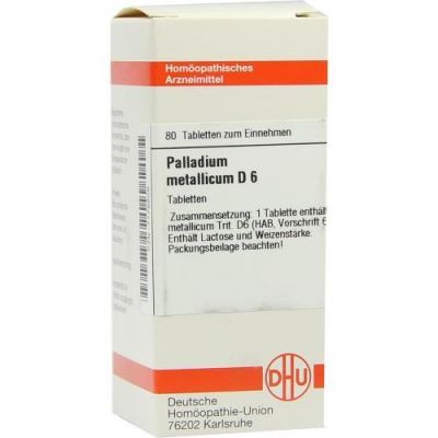 Palladium Metallicum D 6 Tabletten (80 stk)