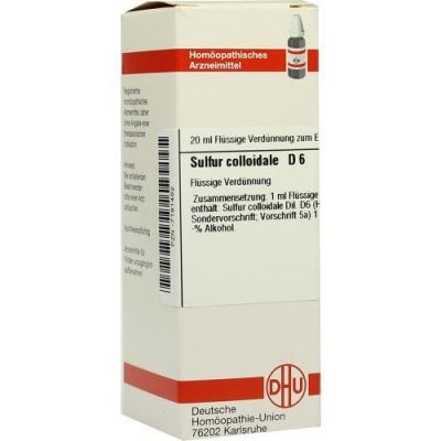 Sulfur Colloidale D 6 Dilution (20 ml)