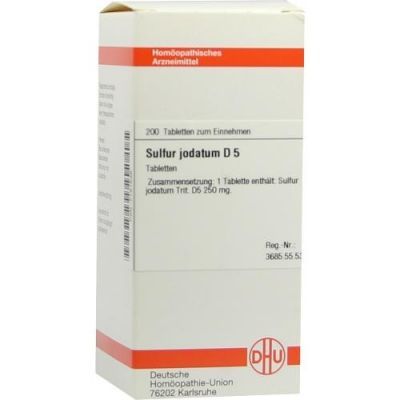 Sulfur Jodat. D 5 Tabletten (200 stk)