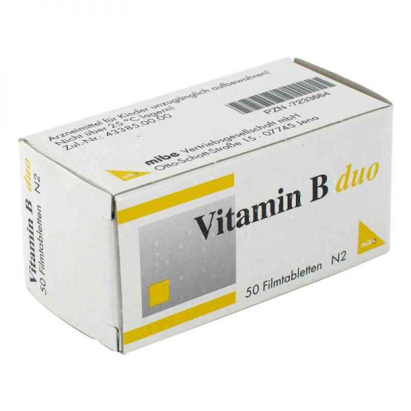 Vitamin B Duo Filmtabletten (50 stk)