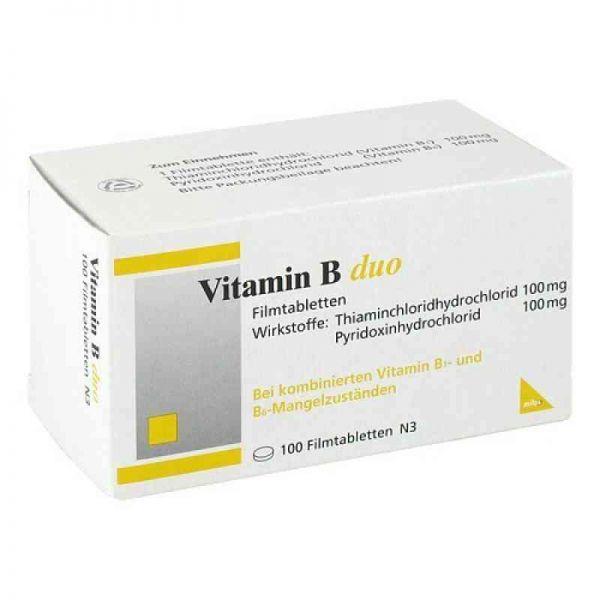 Vitamin B Duo Filmtabletten (100 stk)