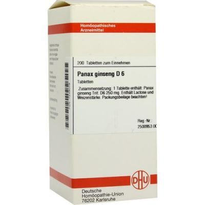 Panax Ginseng D 6 Tabletten (200 stk)