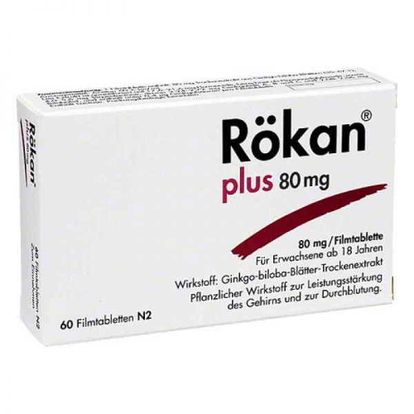 Rökan plus 80mg (60 stk)