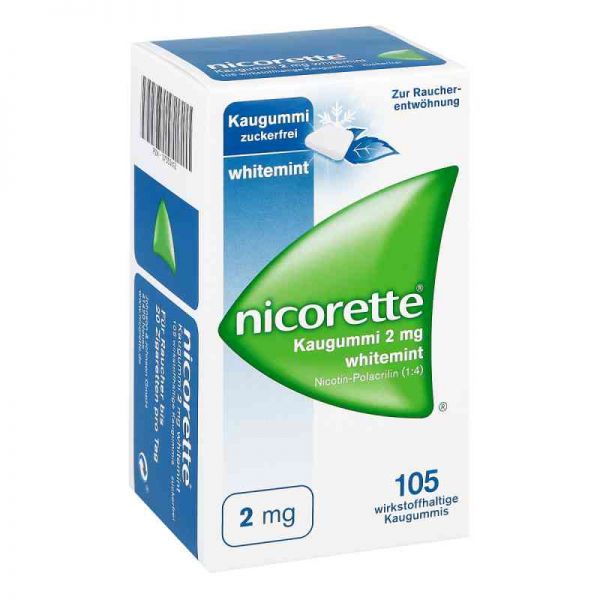 Nicorette 2mg whitemint (105 stk)