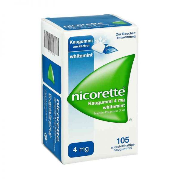 Nicorette 4mg whitemint (105 stk)