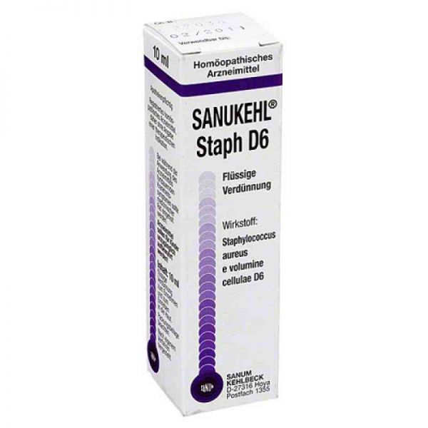 Sanukehl Staph D 6 Tropfen (10 ml)