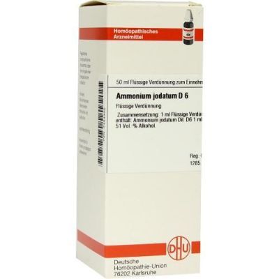 Ammonium Jodatum D 6 Dilution (50 ml)