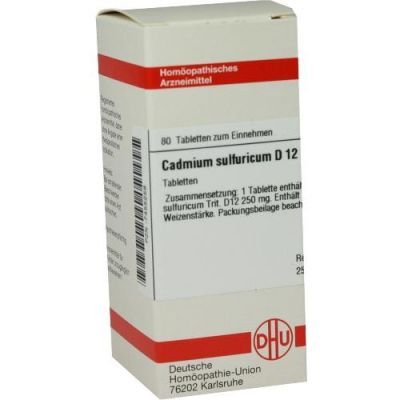 Cadmium Sulfuricum D 12 Tabletten (80 stk)