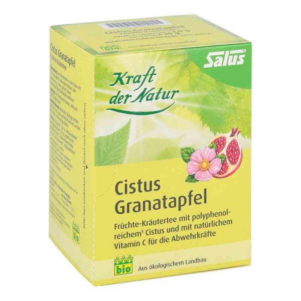 Cistus Granatapfel Tee Kraft der Natur Beutel salus (15 stk)