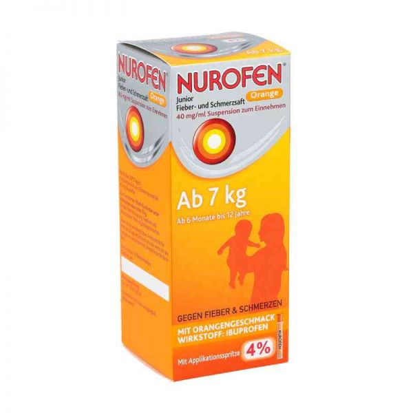 Nurofen Junior Fieber- und Schmerzsaft Orange 40mg/ml (100 ml)