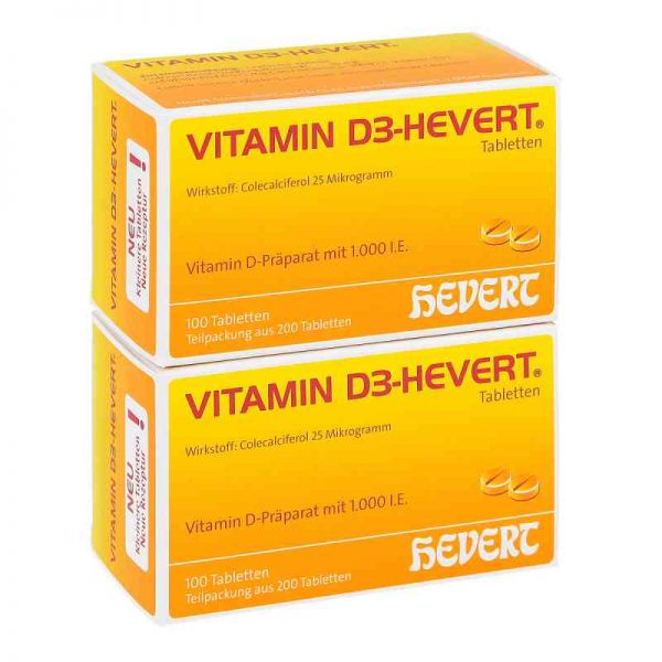 Vitamin D3 Hevert Tabletten (200 stk)