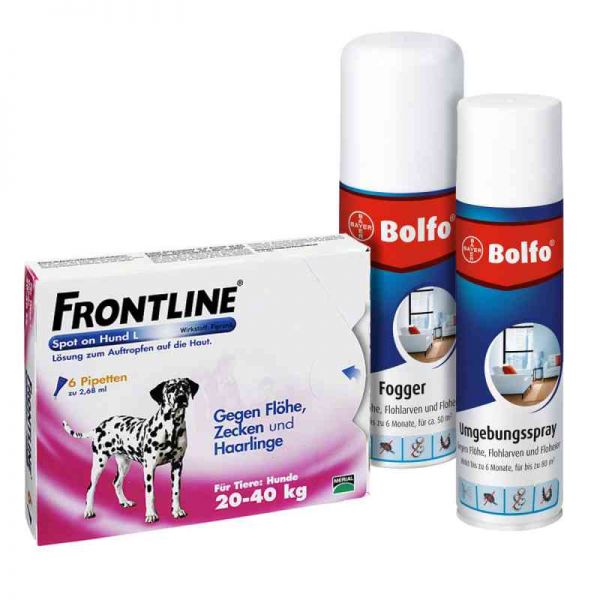 Anti-Floh Set für Hunde Frontline Spot on H 40 veterinär Lösung (1 stk)