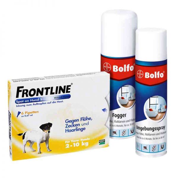 Anti-Floh Set für Hunde Frontline Spot on H 10 veterinär Lösung (1 stk)