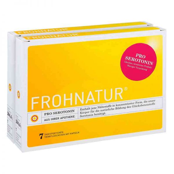 Frohnatur Mood Tonic Trinkfläschen mit Kapseln (2x7 stk)