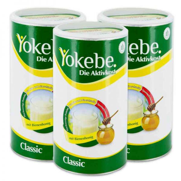 Yokebe Classic Pulver (3 x 500 g)