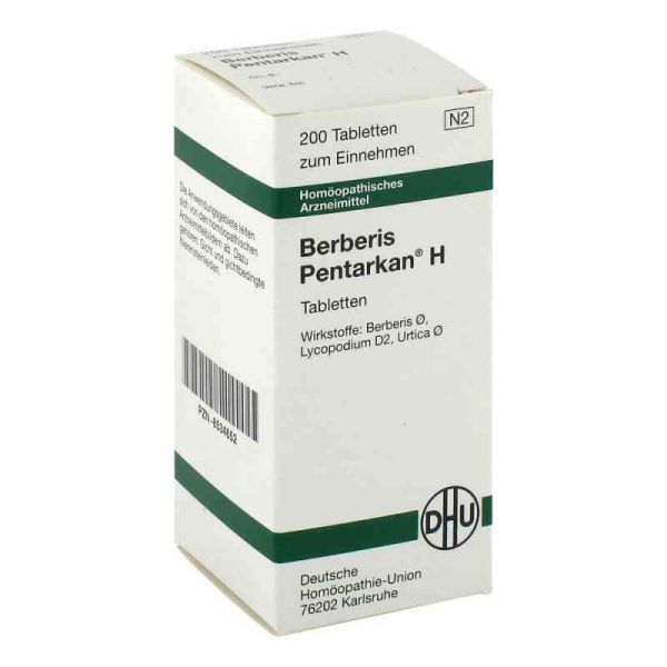 Berberis Pentarkan H Tabletten (200 stk)