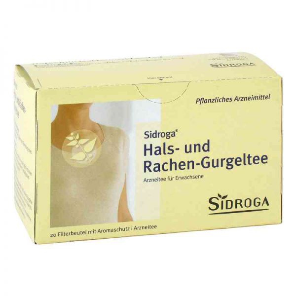 Sidroga Hals- und Rachen-gurgeltee Filterbeutel (20 stk)