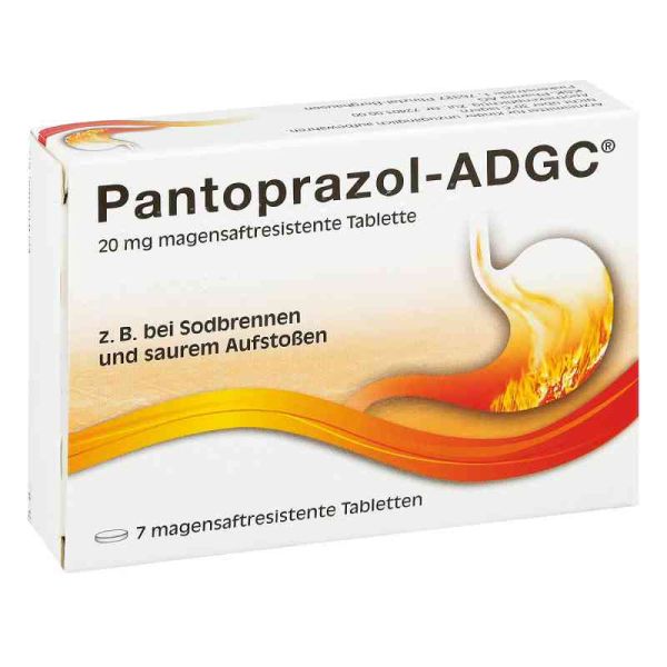 Pantoprazol-ADGC 20mg (7 stk)