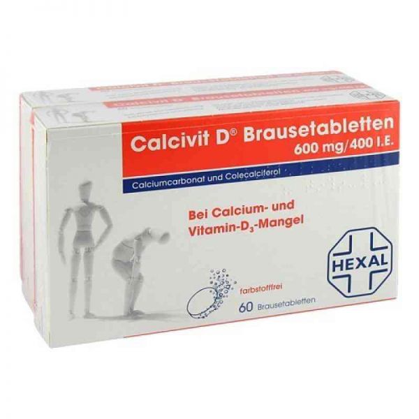 Calcivit D 600mg/400 I.E. (120 stk)