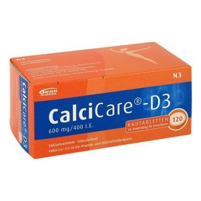 CalciCare-D3 600mg/400 I.E. (120 stk)