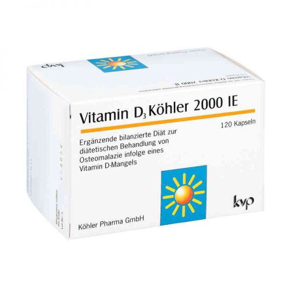 Vitamin D3 Köhler 2000 Ie Kapseln (120 stk)