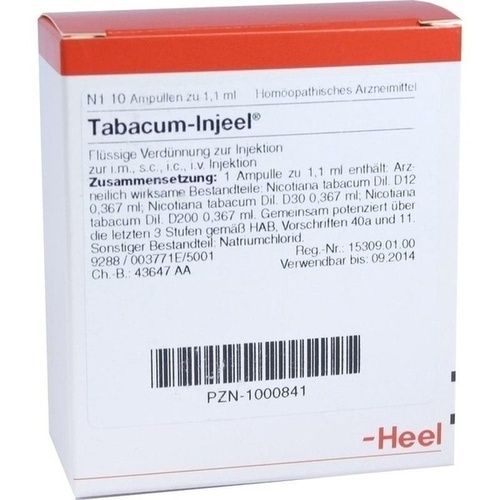 TABACUM INJ, 10 ST