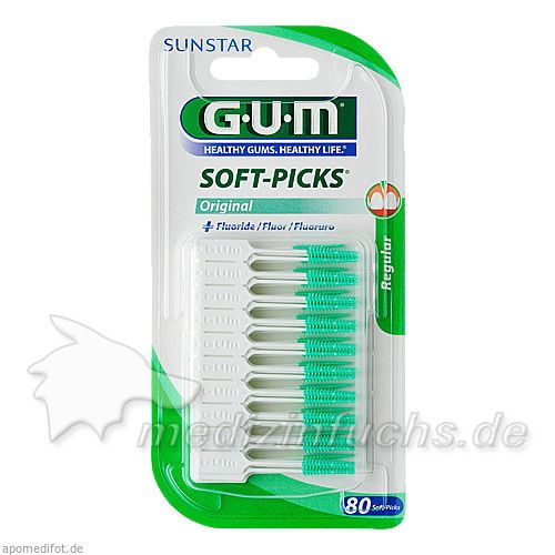 GUM Soft-Picks Vorteilspack, 80 ST