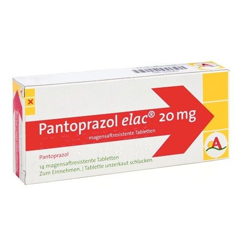 Pantoprazol 20mg elac, 14 ST