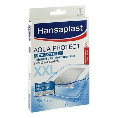 Hansaplast med Aqua Protect Pflaster Xxl 8x10 cm (5 stk)