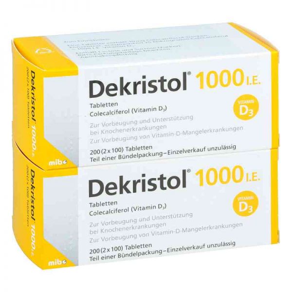 Dekristol 1.000 I.e. Tabletten (200 stk)