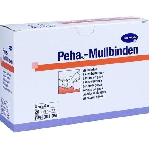 Peha-Mullbinde 4cmx4m, 20 ST