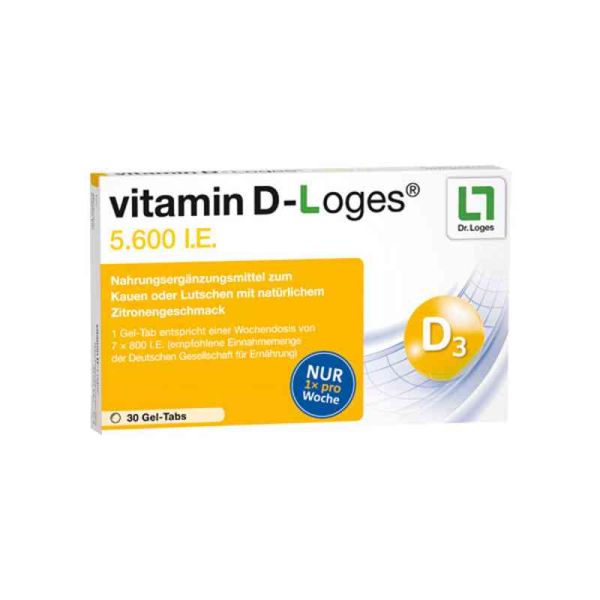 Vitamin D-loges 5.600 I.e. Kautabletten (30 stk)