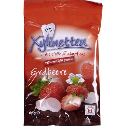 XYLINETTEN Erdbeere Bonbons, 60 G