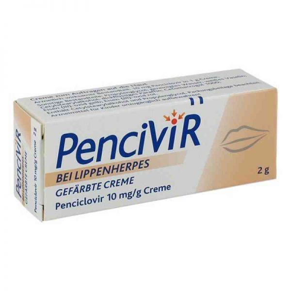 Pencivir bei Lippenherpes gefärbt (2 g)