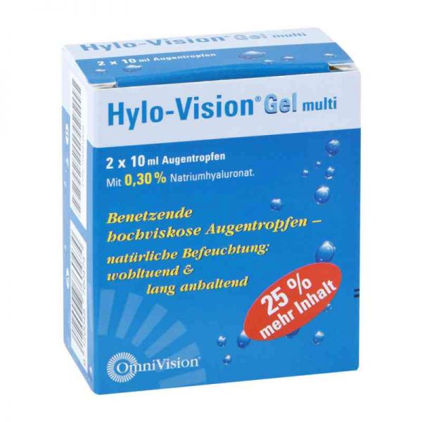 Hylo-vision Gel multi Augentropfen (2X10 ml)