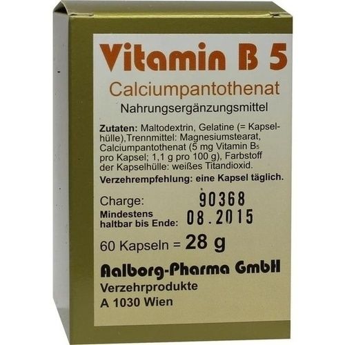 VITAMIN B5 Kapseln, 60 ST