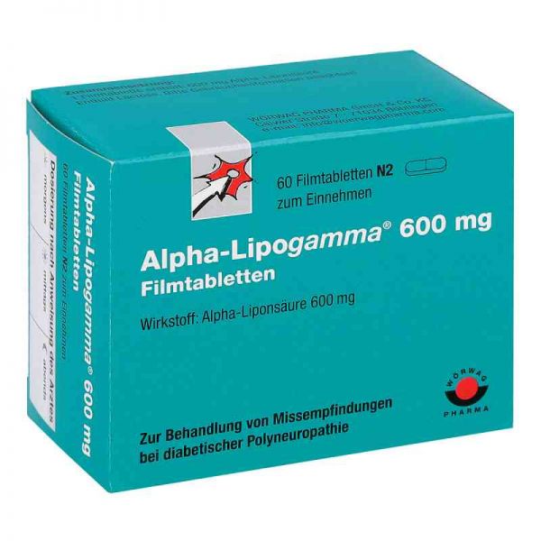 Alpha-Lipogamma 600mg (60 stk)